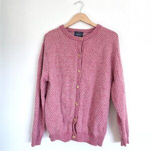 Woolrich Pink Cardigan Sweater